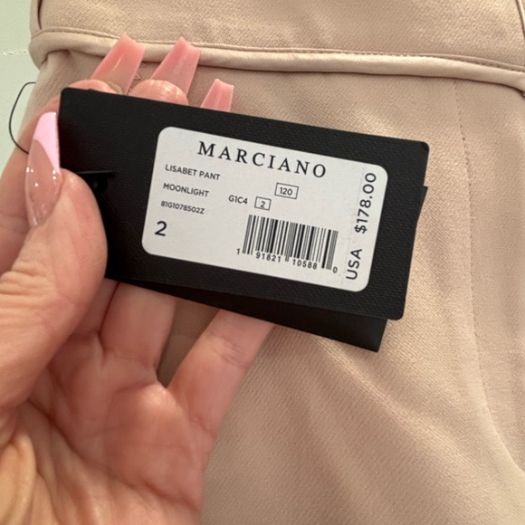 Marciano Lisabet Cream Wide-Leg Women's Pants - Picture 4 of 7